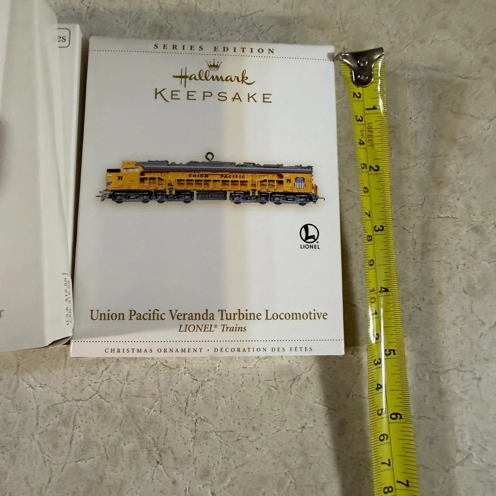 Hallmark Keepsake Lionel Train Ornament Lot of 4 Union Pacific Freedom Train NYC